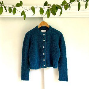 Bouclé Alpaca Cardigan
